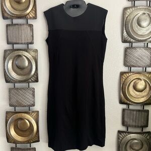 Anne Klein Black Cap Sleeve Mini Dress